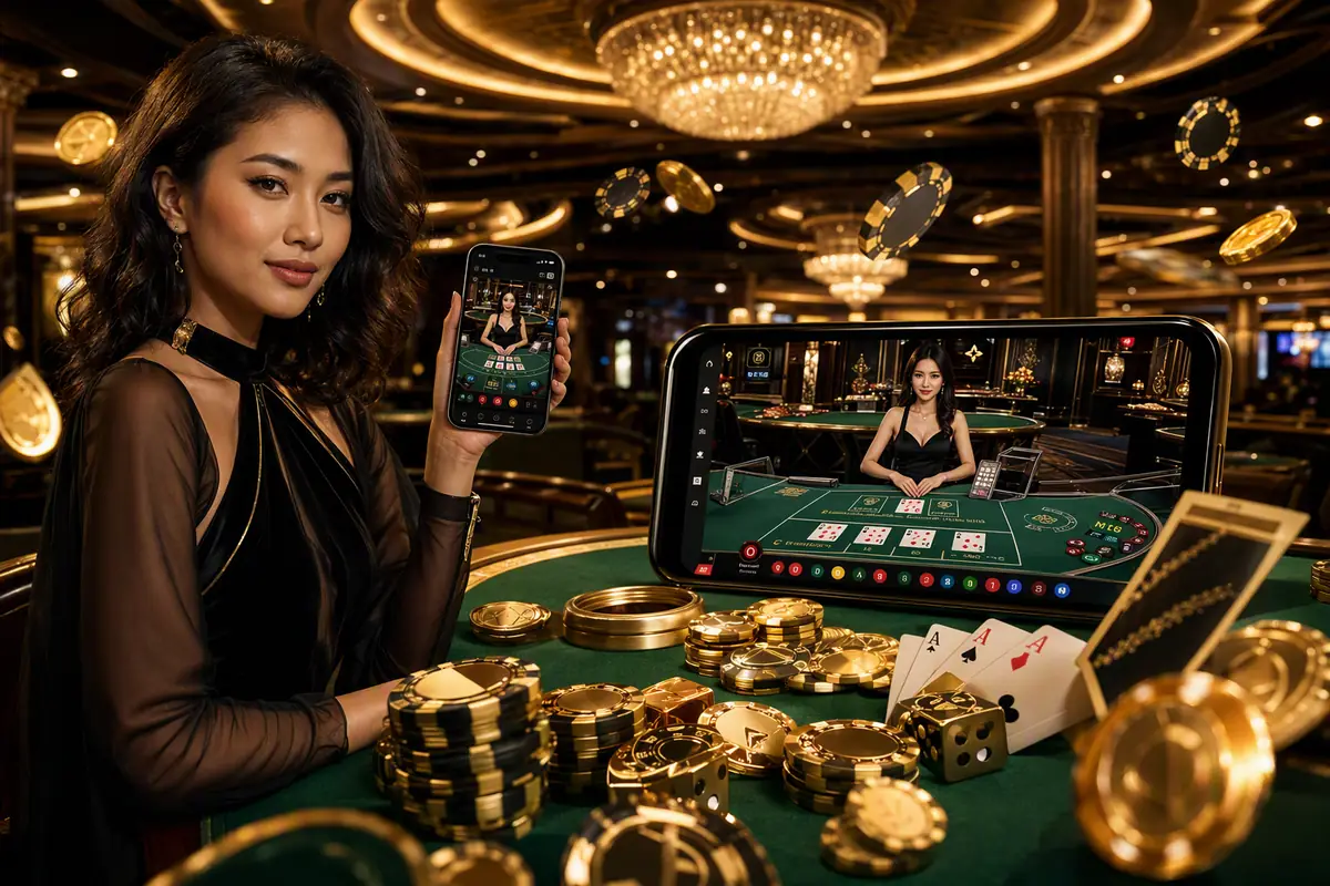 jackpot900 ক্যাসিনো লাইভ ডিলার টেবিল